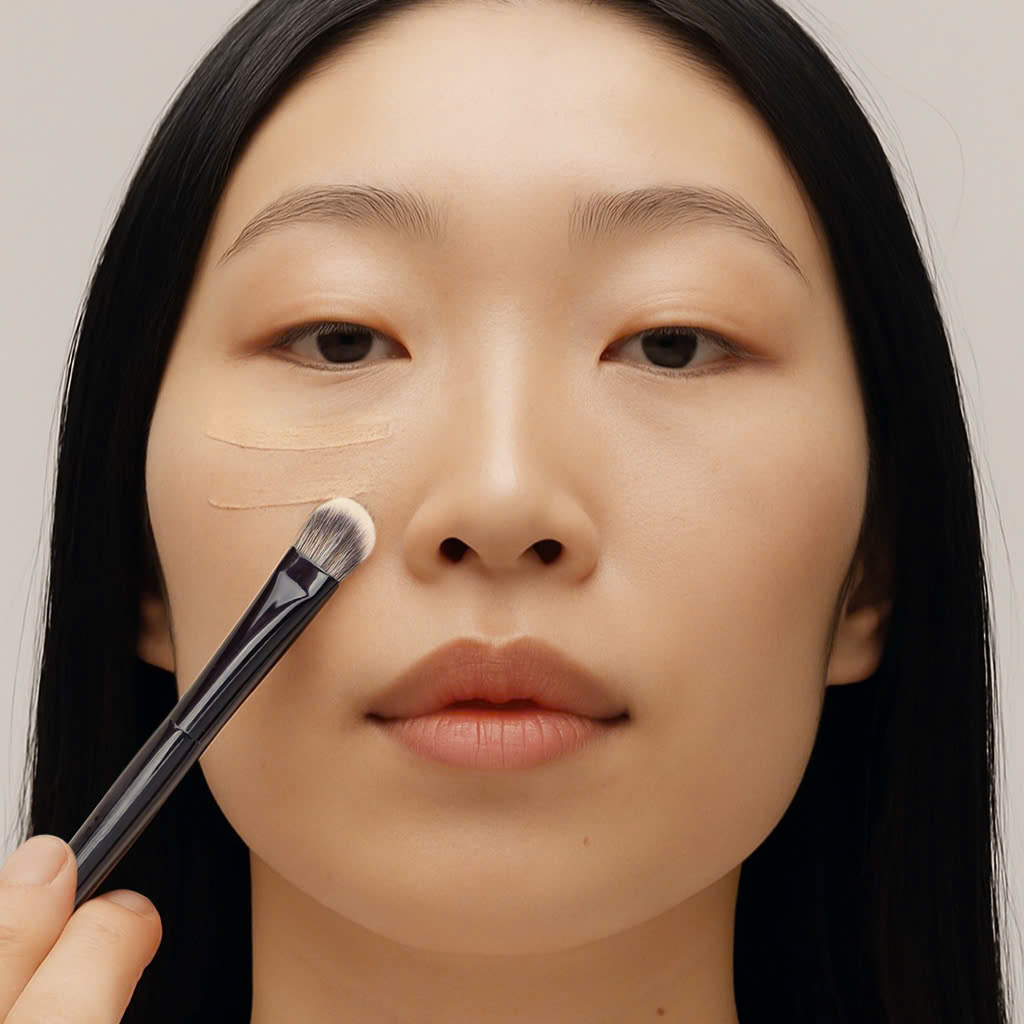 Cọ che khuyết điểm vát xéo dễ xài MAGA Concealer Pro Che Phủ Tự Nhiên MA54